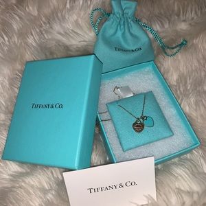Mini Double Heart Tag Pendant
